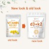 Microingredients Vitamina Mk7 100mcg 5000iu 300 Capsulas Sabor