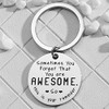 Guqqeuc Inspirational Keychain Gifts for Men Women Kids Sometimes You