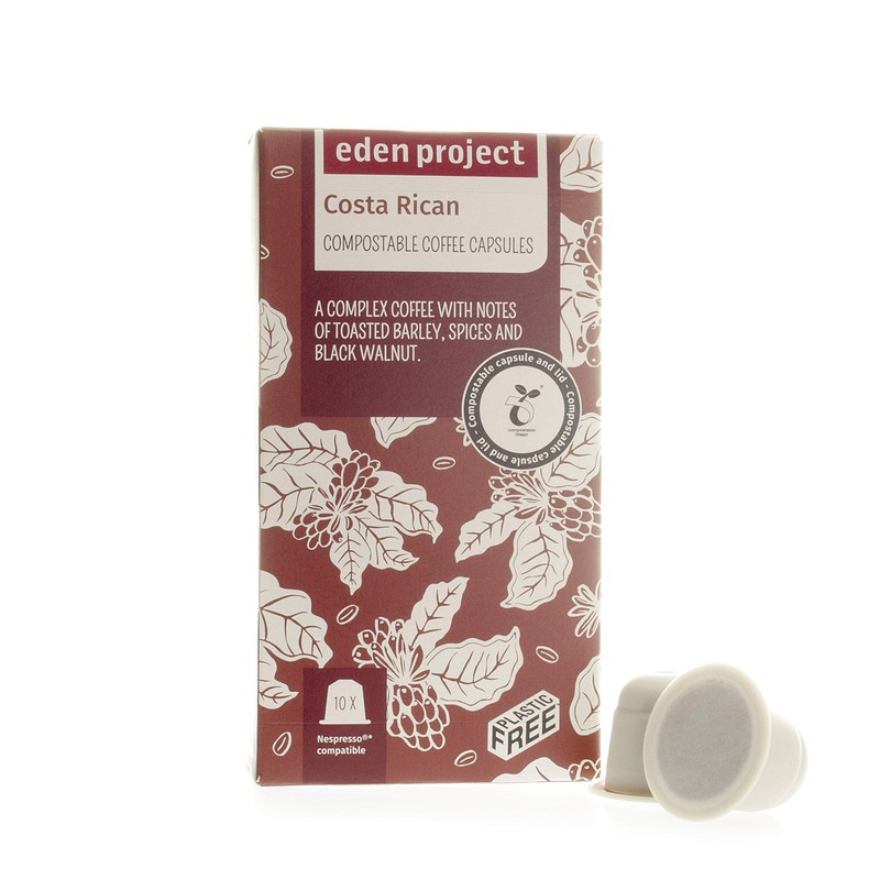 60 Plastic Free Eden Project Costa Rica Home compostable Nespresso