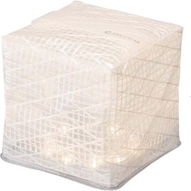 CARRY THE SUN CTSW-WHM Solar Lantern, Warm Light, White Belt, Medium Size