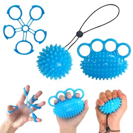 Kinfezlon Fingertrainer, 3 Stück Handtrainer, Fingerstretcher, Powerball Handtrainer, Igelball Weich, Für Hände Therapie Arthrose, Kräftigung von Hand, Finger Training, Lindert Stress,Angstlinderung