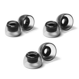 AZLA SednaEarfit Crystal for TWS [1 Pair of SSS/SS/S Earpieces] Premium German LSR Material High Grade Earpiece Designed for Fully Wireless Earphones