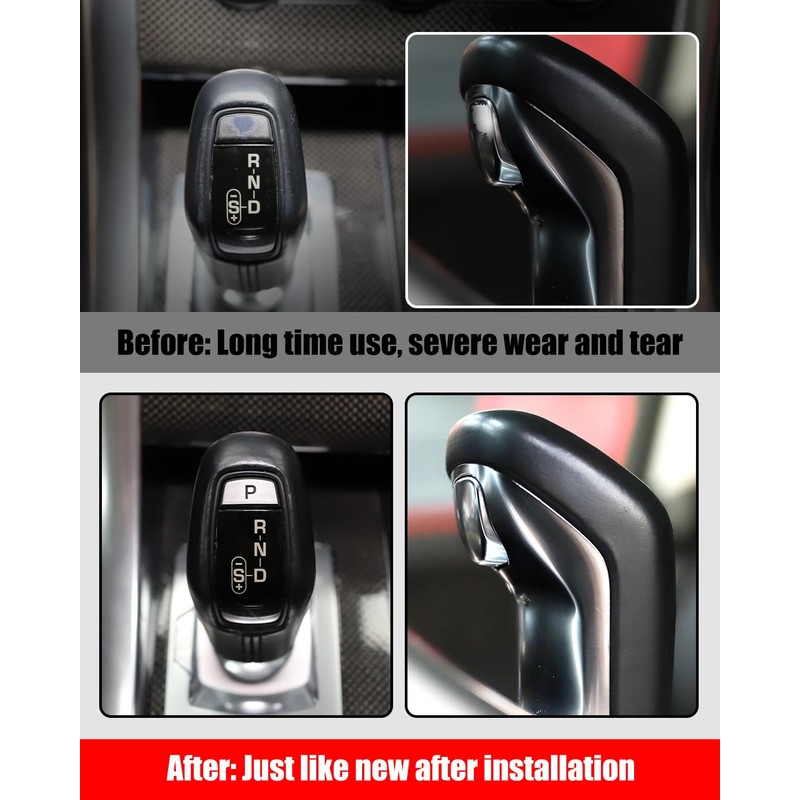 LALAIJDOU Replacement Shift Button Cover LR086213 & Shift Knob Button