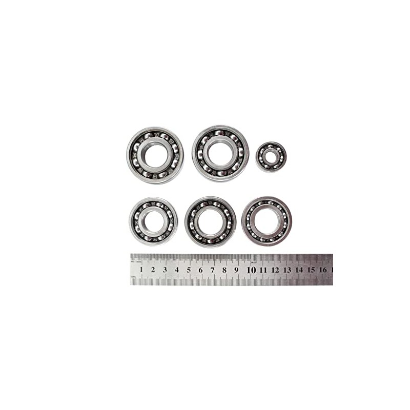 SNH Ball Bearing Set, Engine Bearing 6 Pieces for 4