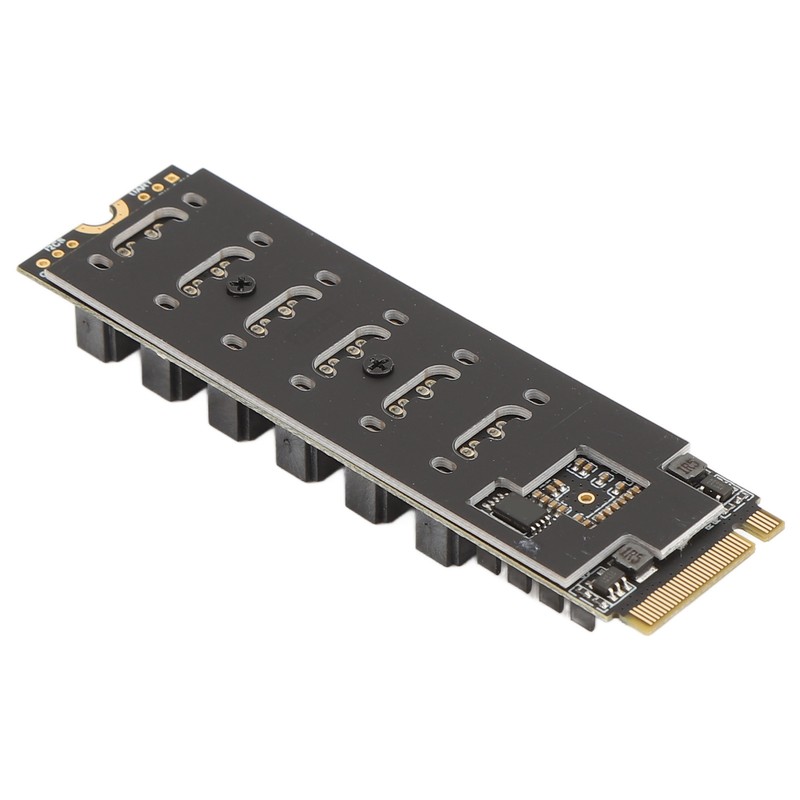 M.2 to SATA3.0 Adapter Card 6Gbps High Speed ASM1166 M.2