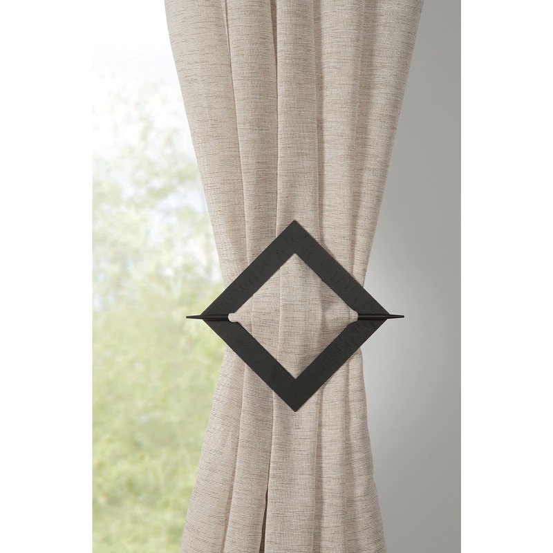 GARDINIA Decorative clip Uranus with rod, curtain tiebacks for decorating/gathering