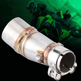 FTVOGUE Motorcycle Exhaust Pipe, Middle Pipe, Stainless Steel Structure, Sliding Sleeves, Exhaust Pipe, Middle Pipe, Suitable for Kawasaki Z250 2013 2016, Suitable for Kawasaki Ninja 250 300 2013 2016