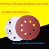 50 Pcs 125mm Sanding Discs Pads, Premium 8 Hole 120