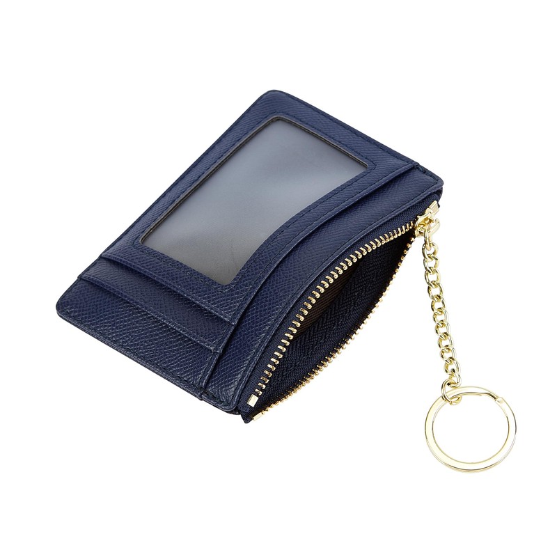 Cynure Women's Card Holder Coin Changes Purse Keyring with ID