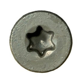 Saberdrive Star Drive Floorboard Screws with Wings, 1lb Box, Approx. 47 Pieces - 1/4" x 2" Self Tapping Screws, Heat, Abrasion, & Corrosion Resistant Thread Forming Metal Screws for Flooring, Repair