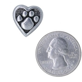 Jim Clift Design Heart and Paw Lapel Pin - 1 Count
