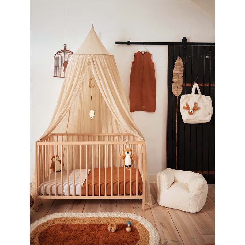 jollein Vintage Mosquito Net 245 cm - Nougat, Beige