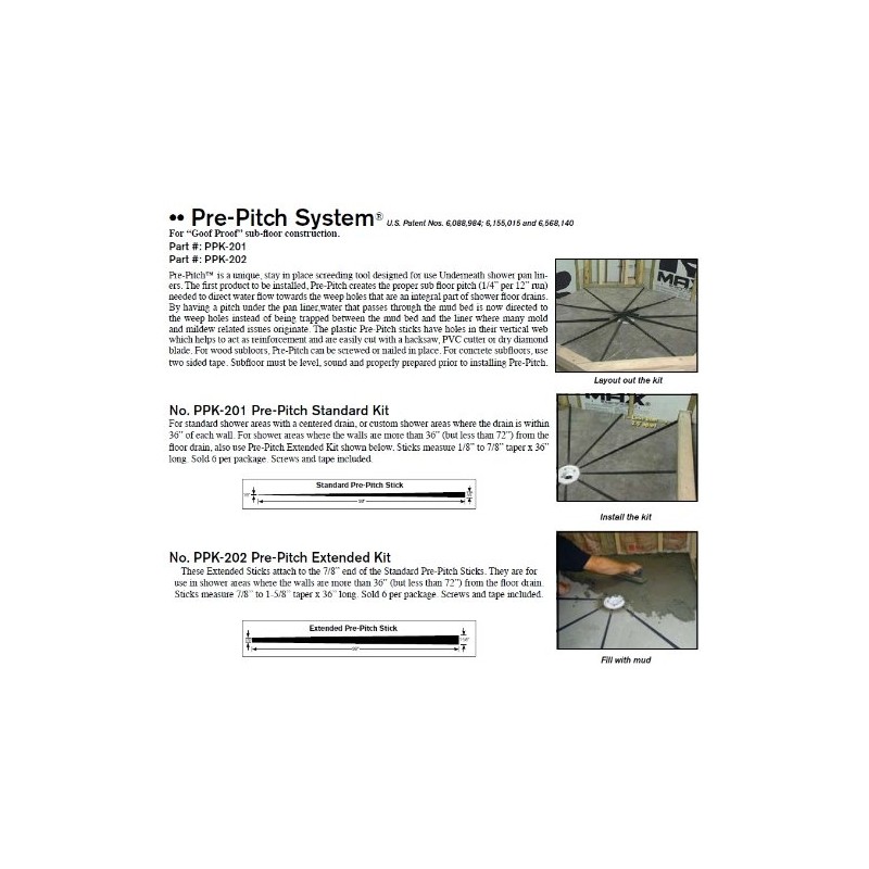 2 x Extra Pre-Pitch Sticks "STD-201" Plus 2 x Quick-Pitch