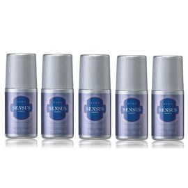 AVON  SENSUS MAGNETIC roll on DESODORANTE para hombre de avon SET 5 PIEZAS 50ml