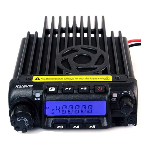 Retevis RT-9000D Mobile Radio Transceiver UHF 70cm 200CH 50 CTCSS/1024 DCS VOX Car 2 Way Radio Ham Amateur Radio (Black)