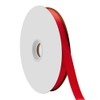 Berwick Offray 5/8" Single Face Satin Ribbon, Red, 100 Yds