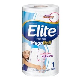Elite Toalla De Papel Elite Megaroll 180 Hojas Dobles 6pzas