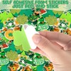 360Pcs St. Patrick's Day Foam Stickers, Glitter Clover Shamrock Foam