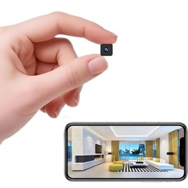 Wireless Home Camera Mini WiFi Security Camera 2K Small Cameras House Indoor Outdoor Cam Tiny Door Pet Cameras Nanny Wireless Camara Smart Motion Detection Surveillance Home Office No Need WIFI Camera