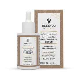 BEE and YOU Anti Aging, Anti Wrinkle Face Cream Serum, Dark Spot Remover, Moisturizer, Pore Minimizer Skin Care, Bee Propolis Extract, Raw Honey, Bee Venom and Hyaluronic Acid, 1.0 fl. Oz