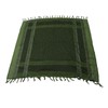 Scarf Head Wrap Breathable Kerchief Comfortable Shawl Green with Tassels