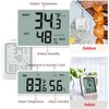 TempPro TP60-2 Digital Hygrometer Indoor Outdoor Thermometer Wireless Temperature and