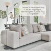 LIGHTACCENTS Adjustable Black Floor Lamp, 72'', Reading Light, Modern Style,