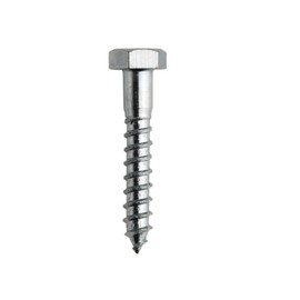 DOJA Barcelona Hexagon Wood Screws Assorted Screws Pack 50-6 x 50 mm Hexagonal Screw Key Screws Galvanised Steel Pull Screws Construction Woodworking Interior Design