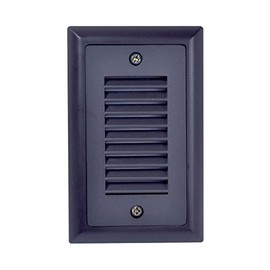 Nora Lighting NSW-674-30BZ 1.5W Mia LED Die-Cast Step Light With Vertical Louver44; 3000K44; Bronze