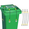 4 Pcs Trash Can Lid Lock for Animal, Bear Proof