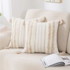 decorUhome Boho Khaki Cushion Covers 45x45cm Set of 2, Decorative