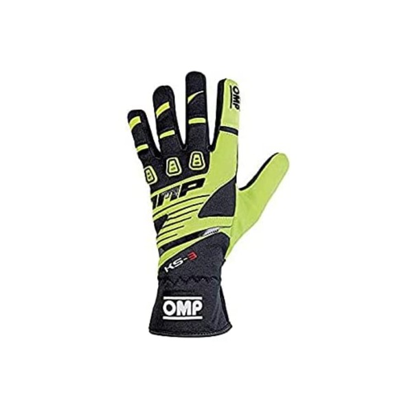 OMP - KS-3 Gloves Yellow/Black - Size 6 (For Children)
