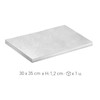 dekora - Base per Torte Rettangolare 30x25 cm | Vassoio
