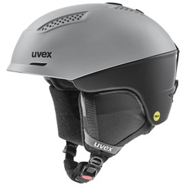 uvex Ultra MIPS, Adjustable ski & Snowboard Helmet with Integrated MIPS System for Women & Men, Rhino/Black mat, Small