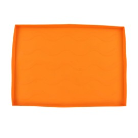 Griddle Silicone Protective Mat Cover Heavy Duty Grade Silicone Grill Mat for BBQ Grill Cooking Surface Medium Orange
