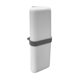 Vivid Travel Toothbrush Holder Case for Toothbrush and Toothpaste, Portable Silicone Toothbrush Case with Elastic Band, for Home and Travel (White)