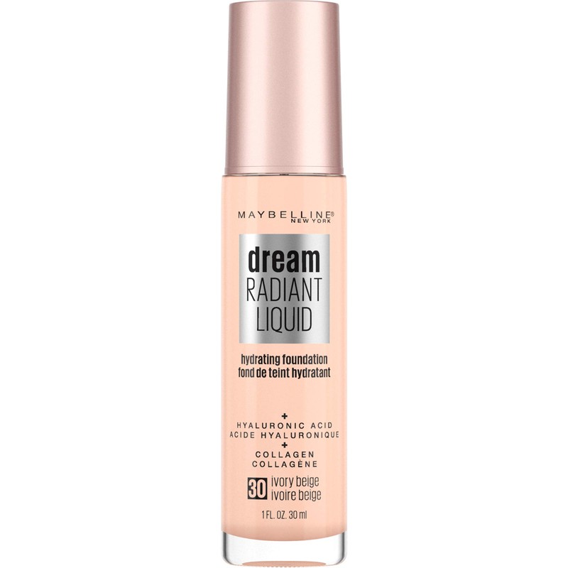 Maybelline Dream Radiant Liquid Medium Coverage Hydrating Makeup, Lightweight Liquid