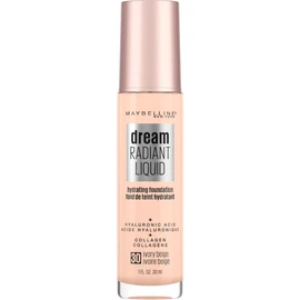 Maybelline Dream Radiant Liquid Medium Coverage Hydrating Makeup, Lightweight Liquid Foundation, Ivory Beige, 1 Count