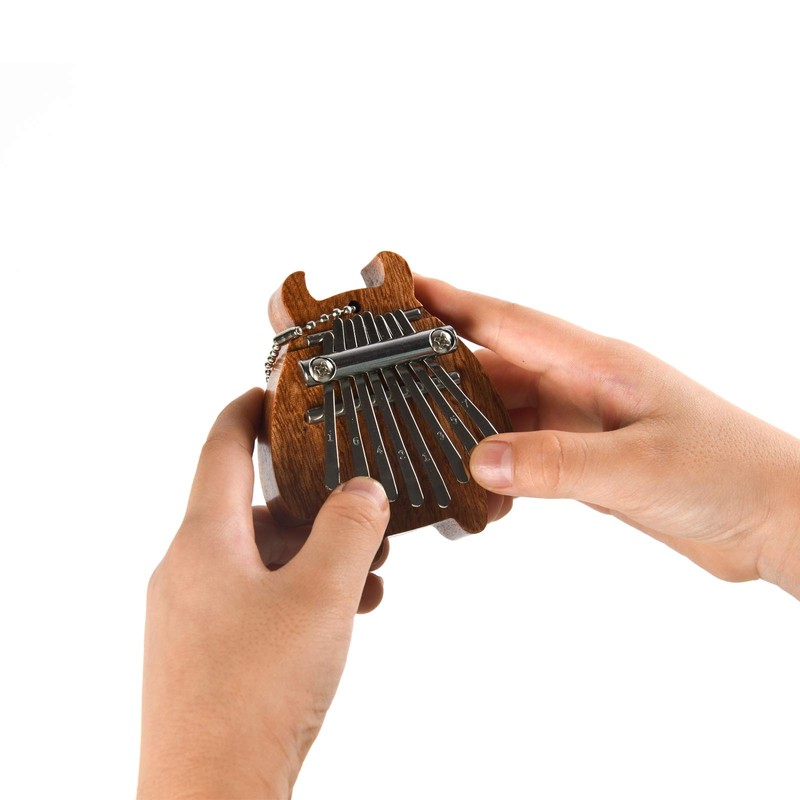 8 Keys Mini Kalimba Exquisite Thumb Piano Marimba Music Good
