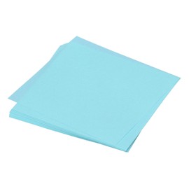 QUARKZMAN 50 Sheets Origami Paper, Double-Sided Craft Paper, Light Blue, 10 x 10 cm, Craft Paper Set, 70 g/m², Folding Paper Square for Children Adults, DIY, School Craft Projects