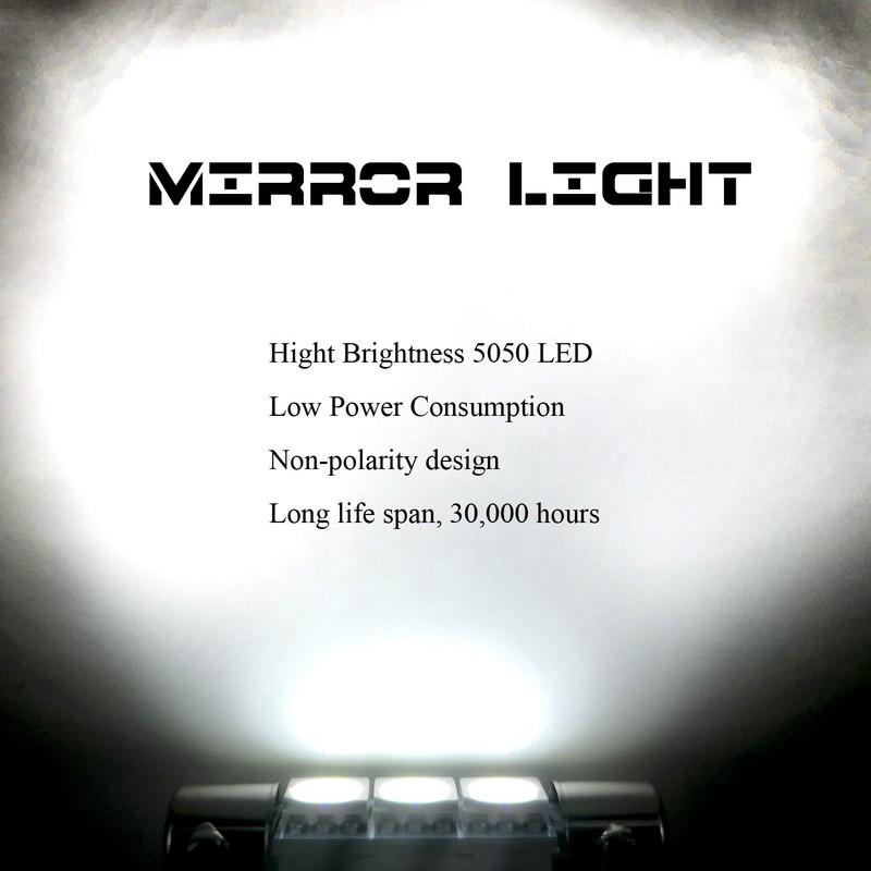 iBrightstar Newest 9-30V Super Bright 29mm 6614F 6612F LED Bulbs