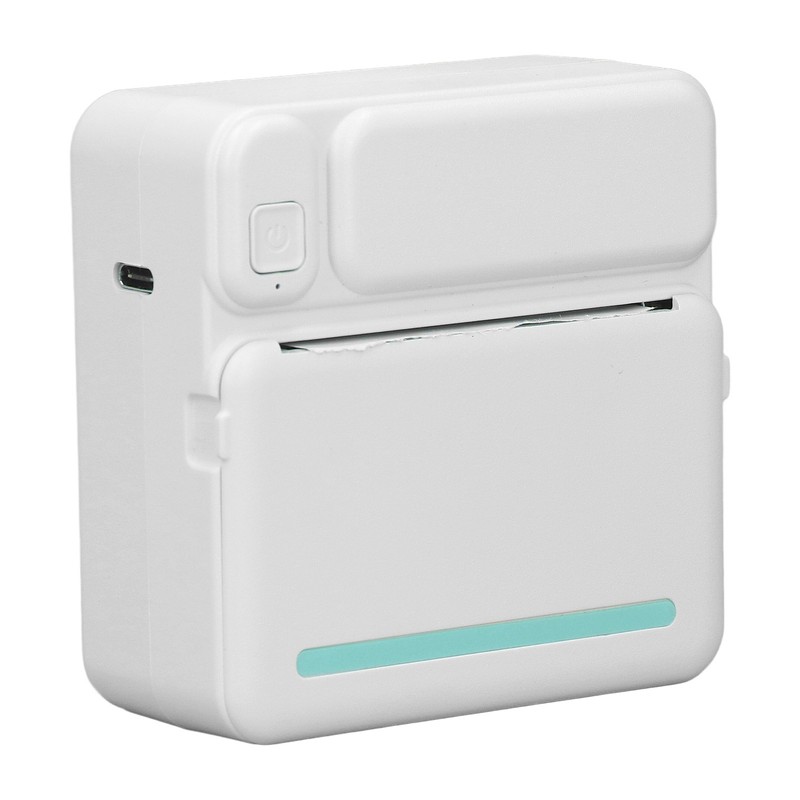 Mini Thermal Printer HD Print 200dpi Resolution Inkless Rechargeable Portable