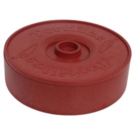 IMUSA Traditional Microwave Safe 8.5" Terracota Tortilla Warmer, Light Brown Brick Color