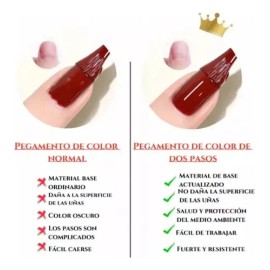 Gama De Gel Semipermanente Lé Kasi 6 Esmaltes Para Uñas Uv D