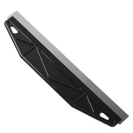 Paint Trim Guard 12inch Multi-Purpose Straight Edge Tool, Stainless Steel Paint Shield Wallpaper Scraper for Cutting in Precision Paint Smearing Cutting Repairing Painting Measurement (Black)