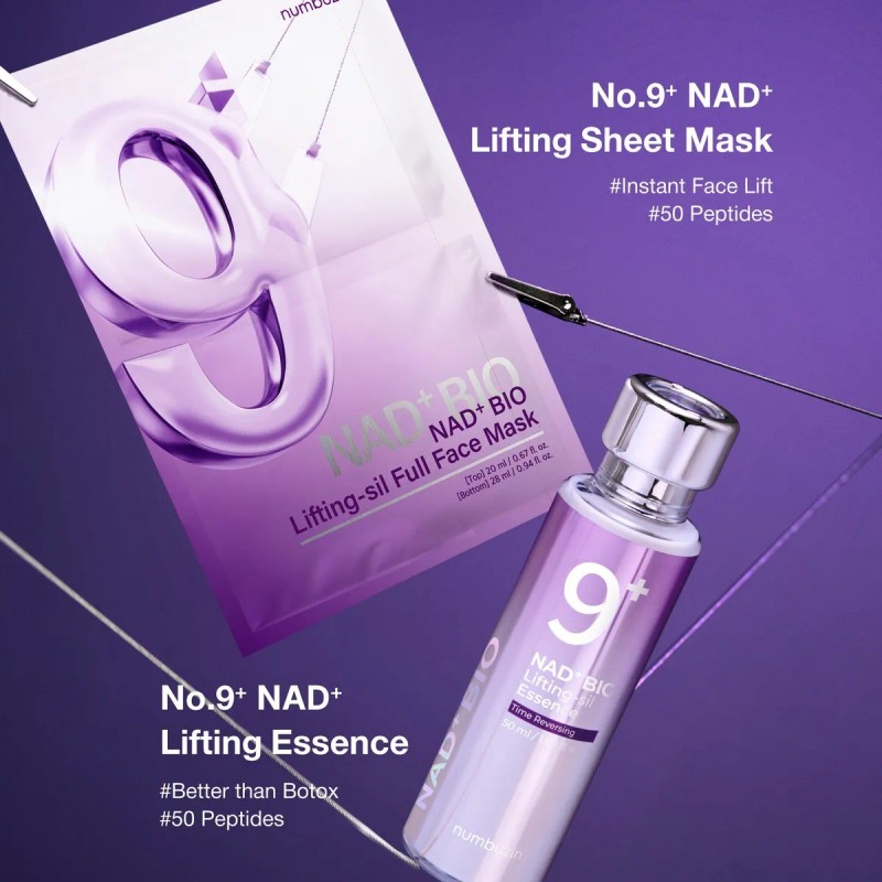 Kit Numbuzin 9 Nad+ Bio Lifting-sill Essence + Mask