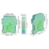 DC24V Signal Isolator 1 Input 1 Output Current Transmitter 4‑20mA