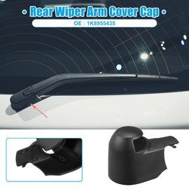 X AUTOHAUX Rear Windshield Wiper Arm Nut Cover Cap for VW Transporter T6 15-18
