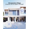 SECRUI Wireless Doorbell, Easy Installation, Waterproof, Adjustable Volume, 58 Chimes,