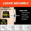 TOGGLER Toggle TA Hollow-Door Anchor with Screws, Polypropylene, Made in